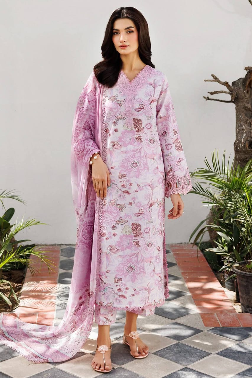 Farasha | Printed & Embroidered  Essentials | Pearl Blush