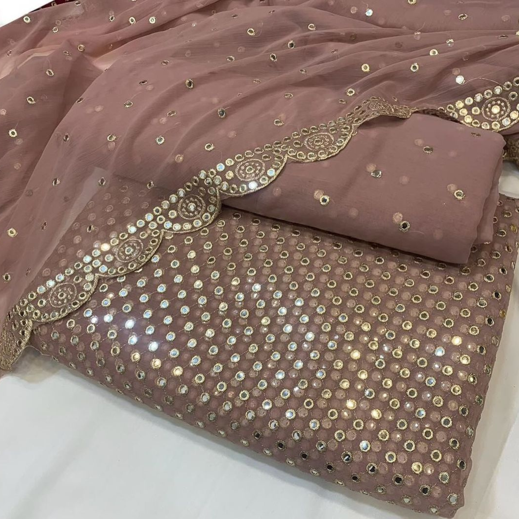 Alina 01 FULL EMBROIDERED COMPLETE 3 PIECE SUIT