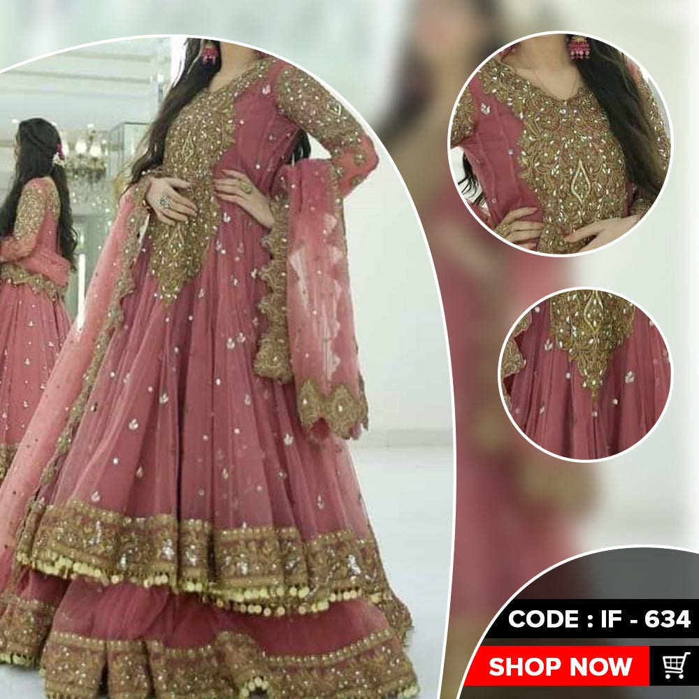 KASHEE’S DESIGN (IF-634) FULL EMBROIDERED COMPLETE 3 PIECE SUIT
