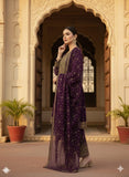 950  FULL EMBROIDERED COMPLETE 3 PIECE SUIT