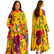 ELMIR-FT453 - 3PC DIGITAL PRINTED LAWN FROCK