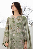 CODE 1509  3PC Lawn Printed Shirt With Voile Printed Dupatta