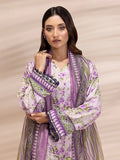 (ASI144) 3PC UNSTITCHED PRINTED LAWN SILK SUIT