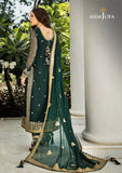 Asim Jofa Dark Green Chiffon Formal Collection