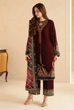 Jazmin Maroon Formal Collection Velvet