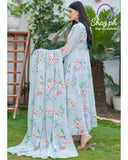 FLORAL MAXI ( KOREAN GEORGETTE )