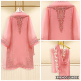CODE IF 109 EmbroideDressred Unstitched 3 Pcs