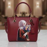 Hijab Girl Canvas Print Elegant Handbag