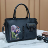Hijab Girl Canvas Print Elegant Handbag
