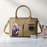 Hijab Girl Canvas Print Elegant Handbag