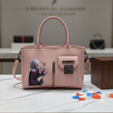 Hijab Girl Canvas Print Elegant Handbag