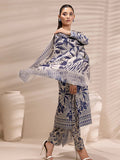 (ASI158) 3PC UNSTITCHED PRINTED LAWN SILK SUIT