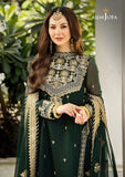 Asim Jofa Dark Green Chiffon Formal Collection