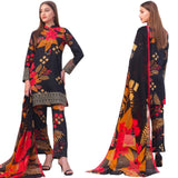Midnight Murmurs By Shaz Lawn Collection'2025-FIOREN-FT477